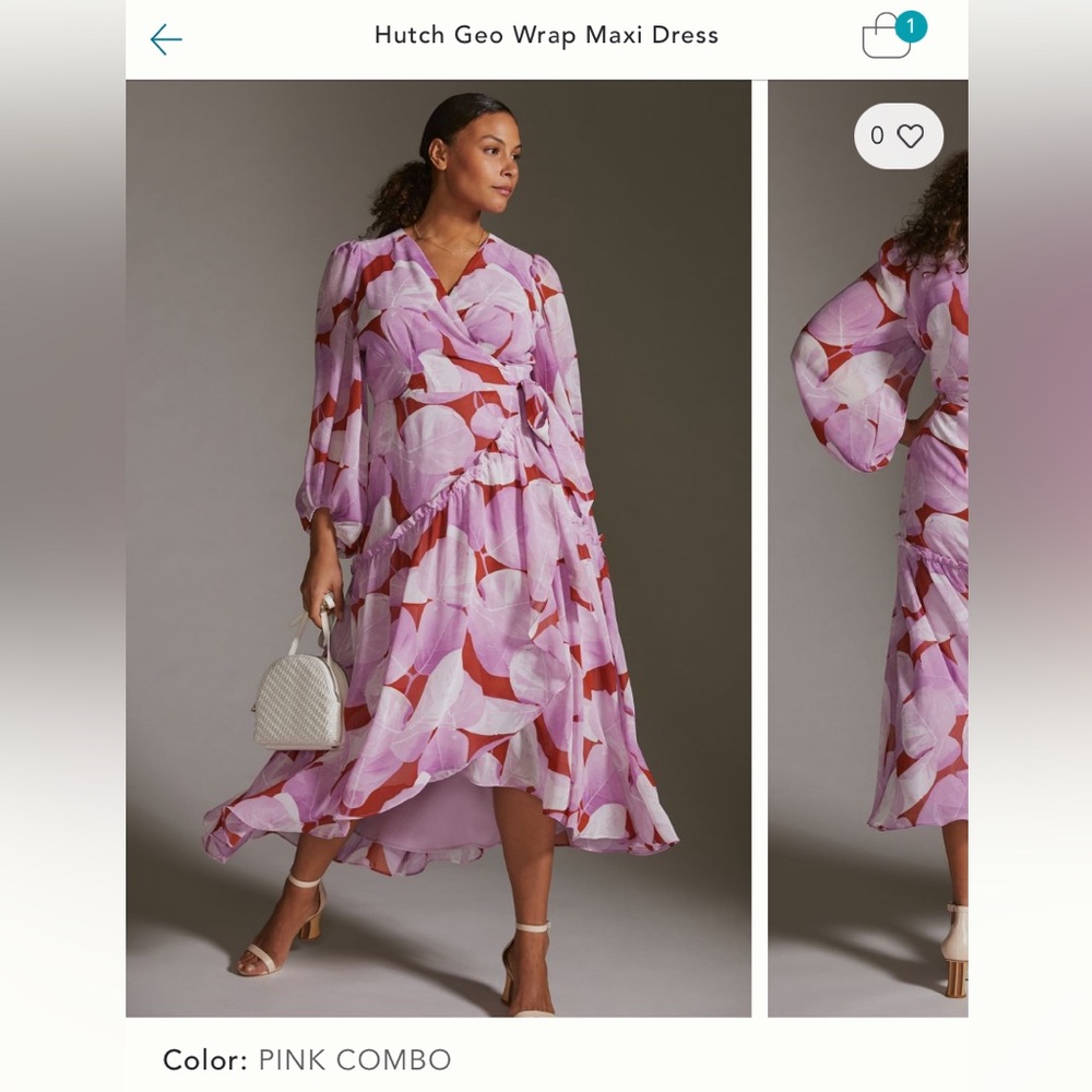 Hutch Geo Wrap Maxi Dress
